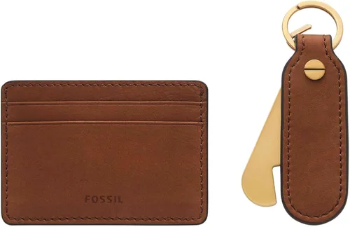 Vista 3 de Fossil Men's Leather Minimalist Card Case Front Pocket Wallet for Men