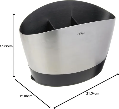 Vista 7 de OXO Good Grips - Soporte para utensilios de acero inoxidable, 8.4 x 4.75 x 6.25 pulgadas