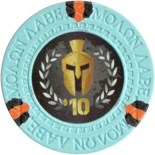 Vista 12 de Versa Games Spartan - Fichas de póquer de arcilla en 0.48 oz, paquete de 50 unidades (elige colores)