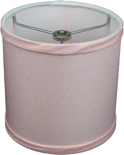 Vista 8 de FenchelShades.com Pantalla de 6 pulgadas de diámetro superior x 6 pulgadas de diámetro inferior x 6 pulgadas de alto, tambor de tela con arandela