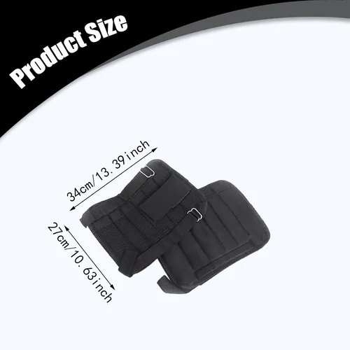 Vista 5 de 2 piezas de pesas de tobillo para piernas, suministros de equipo práctico, entrenamiento de fuerza para correr, entrenamiento, gimnasio, fitness