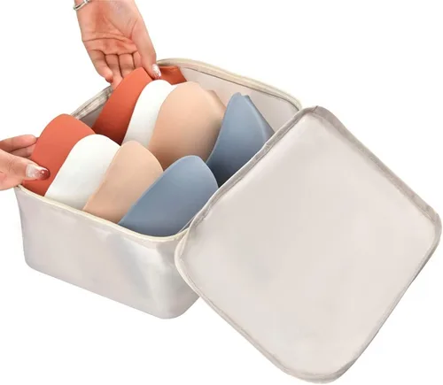 Vista 6 de Belsmi Juego de 8 cubos de embalaje con bolsa de zapatos, organizador de equipaje de viaje de compresión