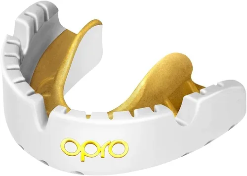 Vista 9 de OPRO Gold Level Moldable Mouth Guard for Braces Premium Fit Age 10+, Impact Sports, MMA and Boxing Mouthguard for Braces, Easy Self-Fit Mouth Guard