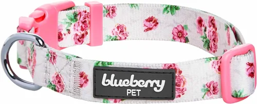 Vista 9 de Blueberry Pet 10+ Patrones Primavera Aroma Floral Collares, Collares Personalizados