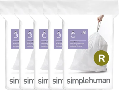 Vista 6 de Simplehuman Code C Bolsas de basura con cordón ajustable