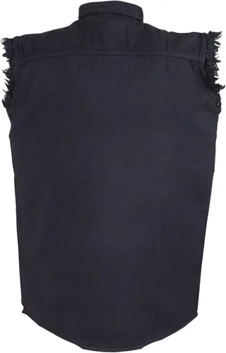 Vista 7 de Camiseta de manga corta para hombre, color negro y azul