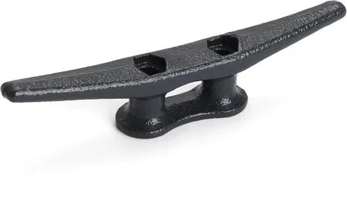 Vista 12 de True Atlantic Dock Cleats – Tacos galvanizados para barco, muelle de hierro para decoración marítima, costera y playa