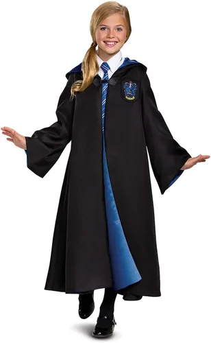 Vista 3 de Harry Potter Hogwarts - Bata clásica para niños, disfraz, accesorio