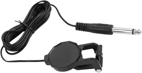 Vista 4 de Pastilla de violín, conector de audio de 0.250 in, micrófono piezoeléctrico para violín, guitarra acústica