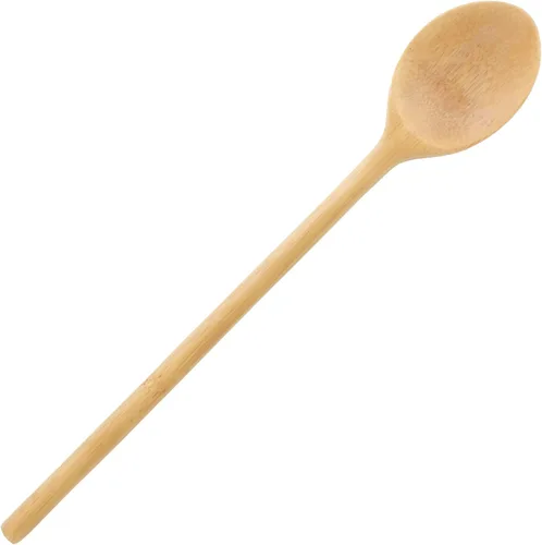 Vista 16 de BambooMN Juego de utensilios de bambú orgánico, espátula, cuchara, pinzas - 8 piezas