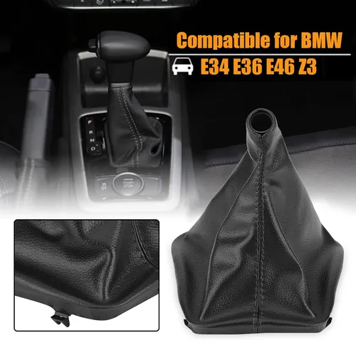Vista 5 de Funda para palanca de cambios, palanca de cambios para el conductor de la mano izquierda, para E34, E36, E46, Z3