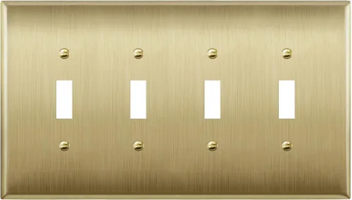Vista 14 de LIDER Placa de Pared de Metal para Interruptor de Luz de Palanca, Cubierta de Interruptor de Acero Inoxidable, Resistente a la Corrosión