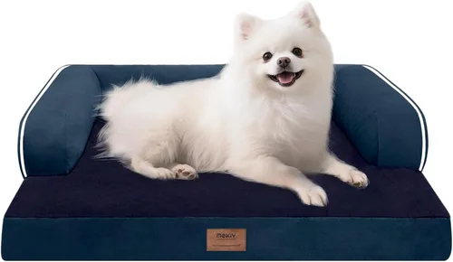 Vista 14 de Cama pequeña para perros y sofá para gatos, camas ortopédicas impermeables para perros pequeños, cama para gatos, sofá para mascotas cómodo