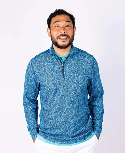Vista 5 de Cutter & Buck Media cremallera para hombre