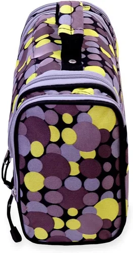 Vista 3 de Everest Neceser Deluxe, Amarillo/Gris Dot, Neceser Deluxe