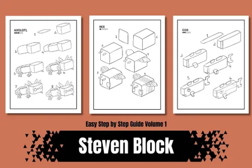 Vista 4 de How to Draw Mobs for Minecrafters Easy Step by Step Guide Volume 2