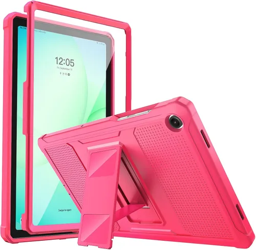 Vista 13 de MoKo Funda para Samsung Galaxy Tab A9 Plus/A9+ de 11 pulgadas 2023, a prueba de golpes de cuerpo completo resistente con protector de pantalla
