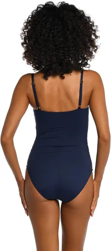 Vista 2 de Island Goddess Mio Traje de baño de una pieza estilo lencería, con frunce