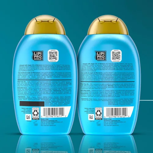 Vista 9 de OGX Renewing + Argan Oil of Morocco - Juego de champú y acondicionador reparador de daños que ayuda a fortalecer y reparar el cabello seco y dañado