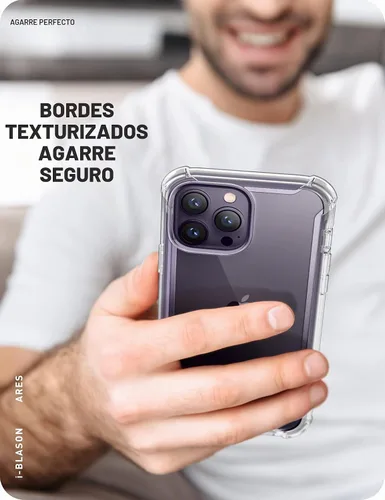 Vista 8 de i-Blason Ares - Funda para iPhone 14 Pro Max de 6.7 pulgadas (2022), funda transparente resistente de cuerpo completo con protector de pantalla