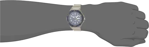 Vista 2 de Casio Reloj militar de cuarzo 3HD MRW-210H-5AVCF para hombre Bronceado