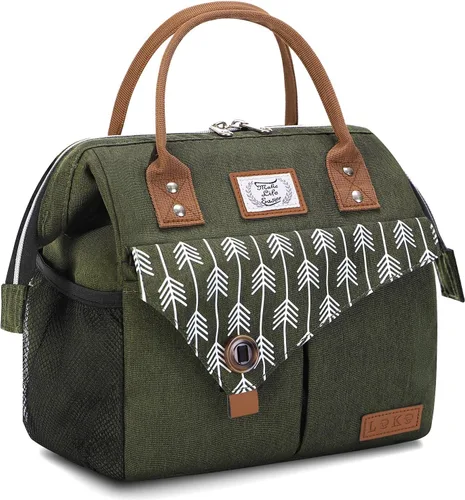 Vista 9 de Lekesky Lonchera térmica portátil para mujer, 11L, color gris