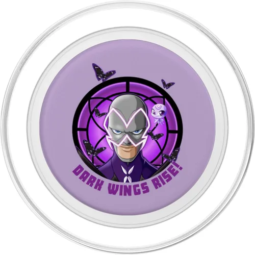 Vista 2 de Miraculous Ladybug Hawk Moth Dark Wings Rise PopSockets MagSafe PopGrip para iPhone