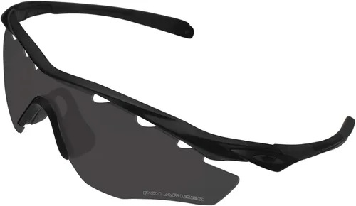 Vista 2 de BroLizard - Lente polarizada para gafas de sol Oakley M2 con ventilación, negro