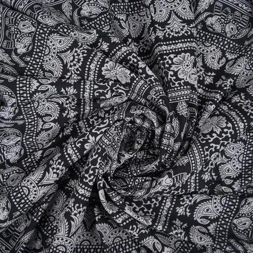 Vista 3 de Craft Trade Tapiz para colgar en la pared con diseño de mandala de algodón indio para decoración estética, bohemio, hippie, sala de estar Blanco