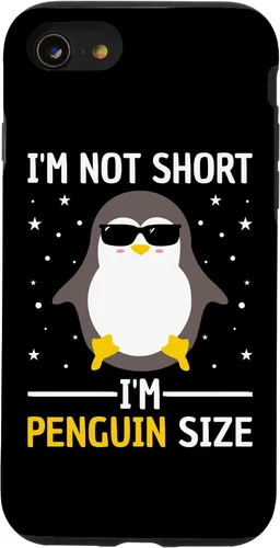 Vista 18 de I'm Not Short I'm Penguin Size Men Women Funny Penguin Lover Case for iPhone 17
