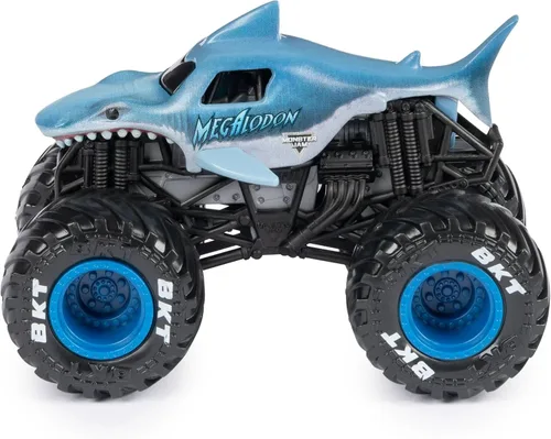 Vista 6 de Monster Jam 2023 Spin Master 1:64 Camión de fundición a presión Serie 31 Legacy Trucks Megalodon