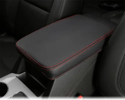 Vista 51 de Accesorios interiores personalizados para Lexus RX350 2010 2011 2012 2013 2014 2015 Cubierta de caja de reposabrazos tapa de consola central, cojín