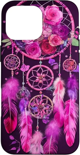 Vista 19 de Feather and Flower Dream Catcher Designed Case for iPhone 17