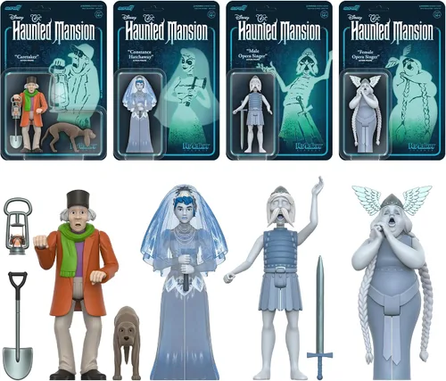 Vista 7 de Super7 Haunted Mansion Caretaker - Figura de reacción de 3.75 pulgadas, RE-HAUNW02-CTR-01