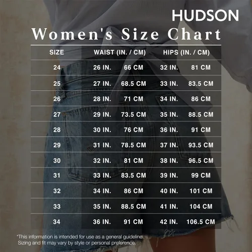 Vista 4 de HUDSON Jeans ajustados de tiro medio para mujer, con bolsillos traseros con solapa