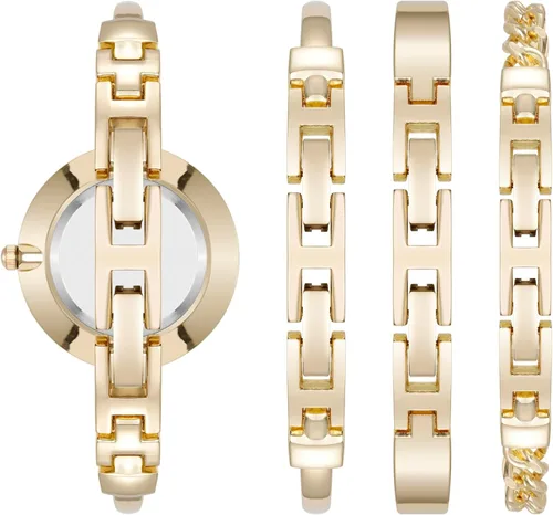 Vista 3 de Anne Klein Women's Bangle Watch and Bracelet Set