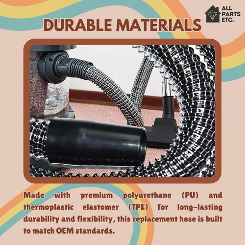 Vista 4 de Manguera de vacío para aspiradoras arcoíris compatible con accesorios de aspiradoras arcoíris de las series D2, D3, D4C y SE, piezas de repuesto