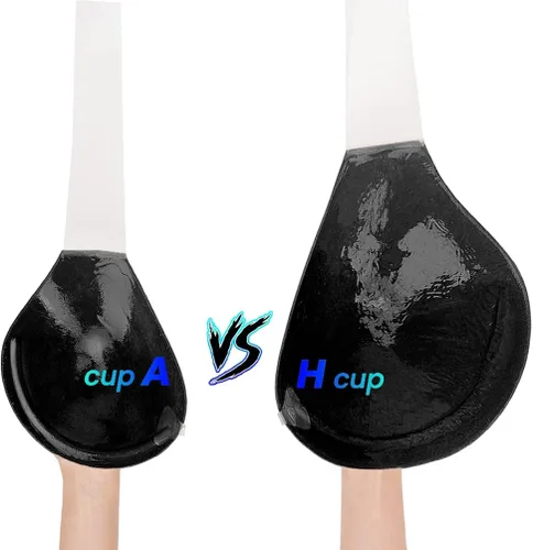Vista 2 de Sujetador adhesivo adhesivo Invisilift sin tirantes, brasier push up para mujeres con busto grande, brasier levantador para vestido sin espalda