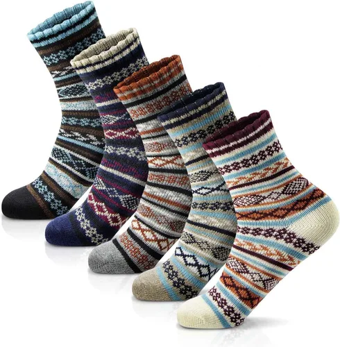 Vista 12 de MORECOO Socks for Women - Stocking Stuffers Gifts for Women A-multicolor 4