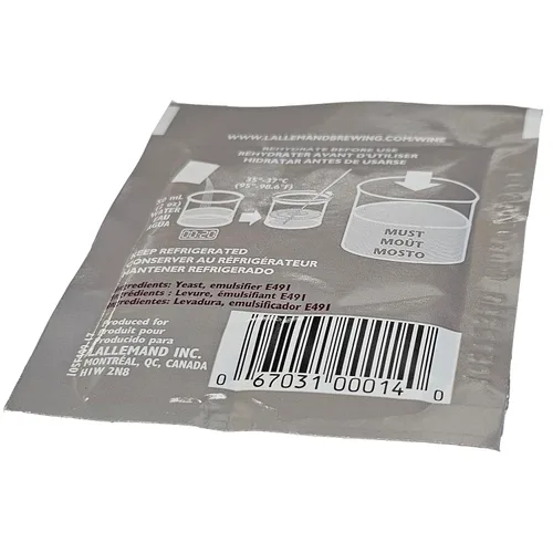 Vista 4 de Lalvin Bourgovin RC 212 Saccharomyces Cerevisiae 5 G. Bolsa