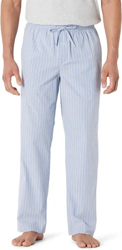 Vista 16 de Amazon Essentials Pantalón de pijama tejido de corte recto con bolsillos para hombre Tartán mezcla de óxido burdeos