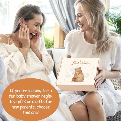 Vista 9 de Regalos para mamá nueva para mujeres, mejores regalos de embarazo con juego de vasos para mamá y papá para madres primerizas, futuros padres