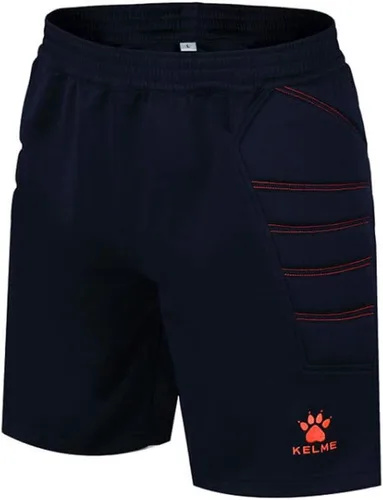 Vista 2 de KELME Pantalones cortos de portero acolchados - Pantalón corto de portero de fútbol con almohadillas para hombre y mujer
