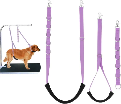 Vista 8 de Lazos de aseo para perros, correas para el vientre para mascotas, bandas para el vientre, color negro, herramientas de aseo cómodas y ajustables
