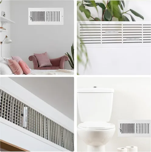 Vista 5 de Weysat Ambientador de aire para toda la casa, 6 unidades, difusor pasivo esencial, clips de ventilación, colocación más fácil, filtro de horno HVAC