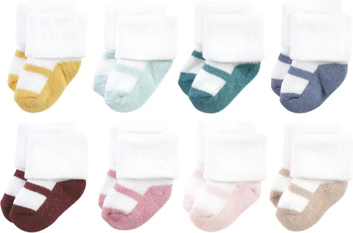 Vista 76 de Hudson Baby - Calcetines de algodón para bebés recién nacidos y Terry para niñas bebés