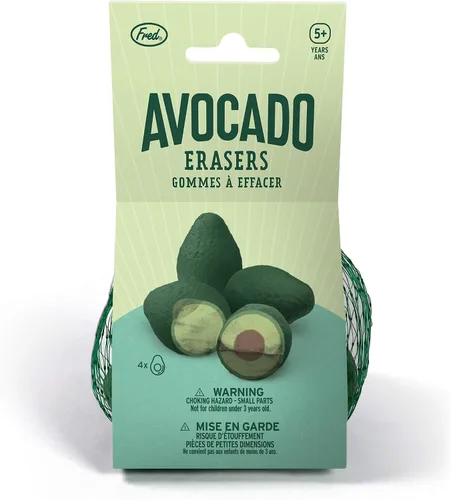 Vista 3 de Genuine Fred Borradores de aguacate, juego de 4, verde