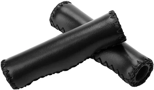 Vista 7 de VGEBY1 Agarres de extremo de barra de mango de bicicleta, empuñaduras de manillar de bicicleta PU cosidas a mano, accesorios de agarre de ciclismo
