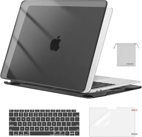 Vista 45 de MOSISO Compatible with MacBook Air 13 inch Case M1 2021 2020 2019 2018 azul (Airy Blue)