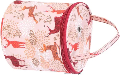 Vista 8 de QANYEGN Bolsa de almacenamiento de hilo, cuchillo portátil, bolsa de almacenamiento de micro ganchillo, para ganchillo, madejas de hilo, alicates